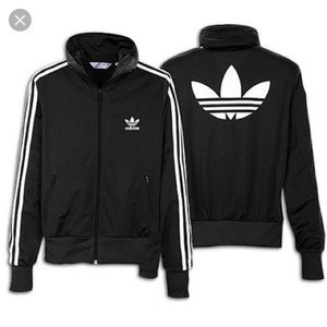 Black adidas zip up sweatshirt